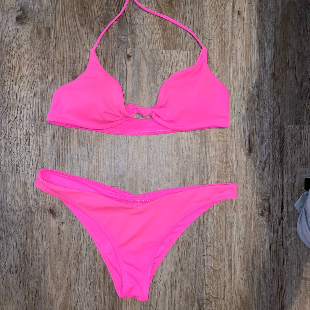 la hearts pacsun bikini